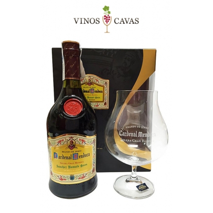 Brandy Cardenal Mendoza Solera Gran Reserva 42º + 1 Copa 1