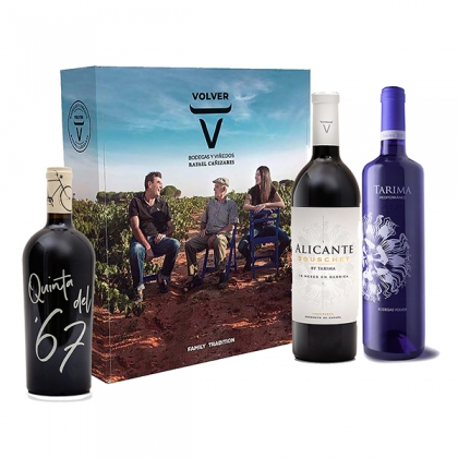Estuche 3 Botellas Vinos Bodegas Volver